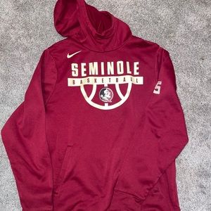 Florida state basketball hoodie- L